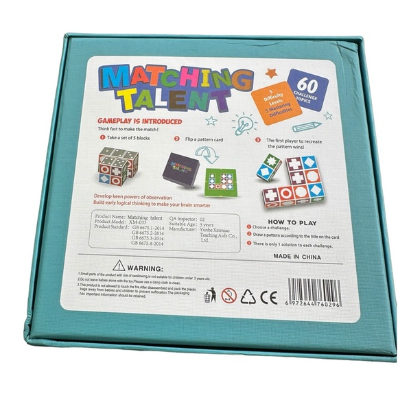 Matching Talent Preschool Puzzle Game Educational Toy - Picture 3 of 5